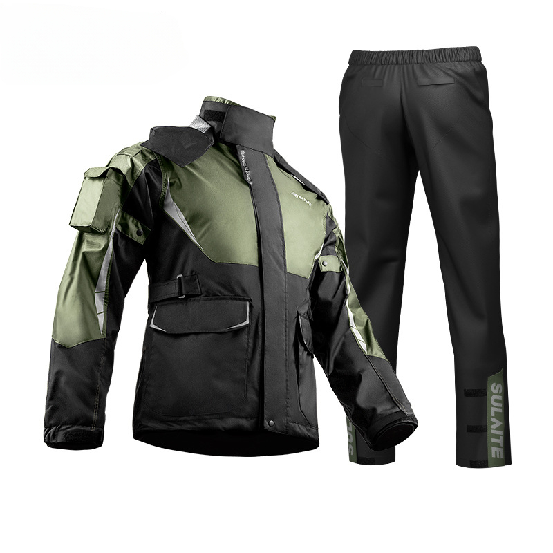 Fishing Rain Suit - Chubasquero impermeable para motociclista, conjunto de